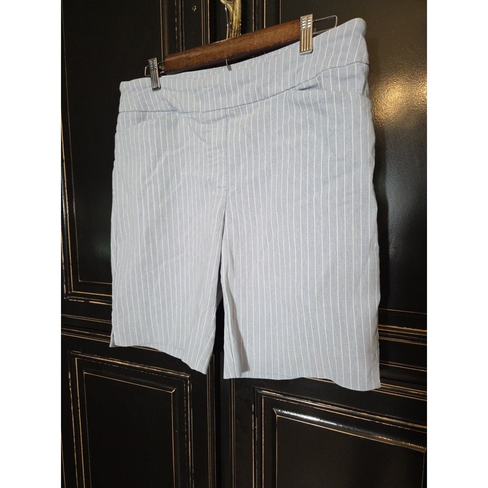 hilary radley pull on Shorts, Women's Large,  Pin Stip,  Summer Beach...